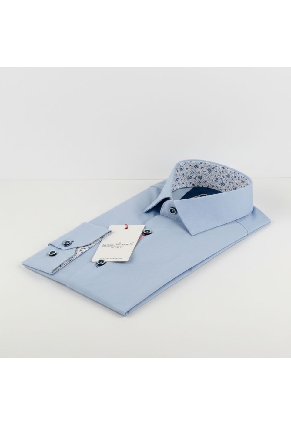 3024 CR SATIN 006 Slim Fit Uzun Kol Düz Renk Saten Erkek Gömlek 3GMK313024006 - Giovanni Fratelli