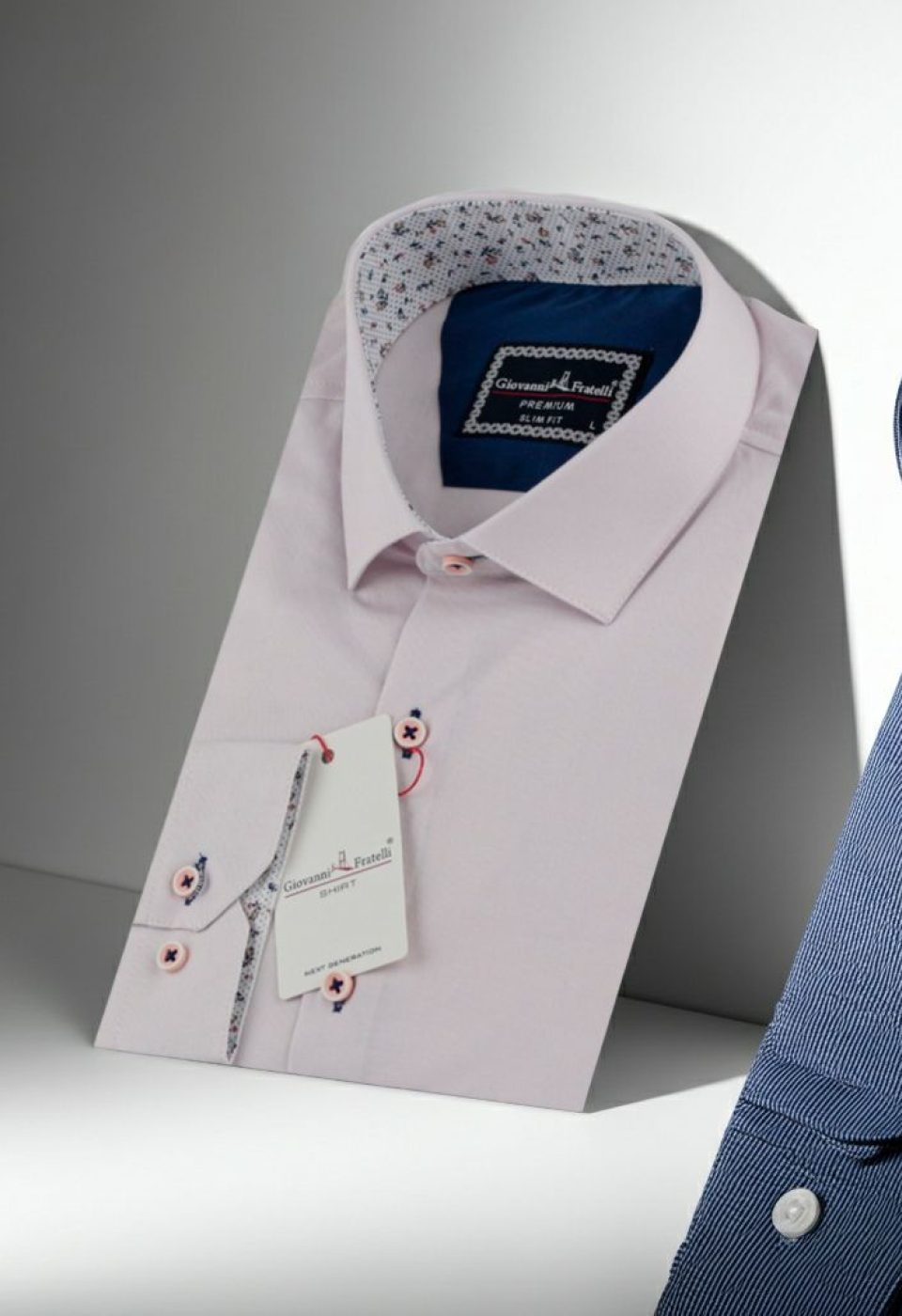 3024 CR SATIN 007 Slim Fit Uzun Kol Düz Renk Saten Erkek Gömlek 3GMK313024007 - Giovanni Fratelli