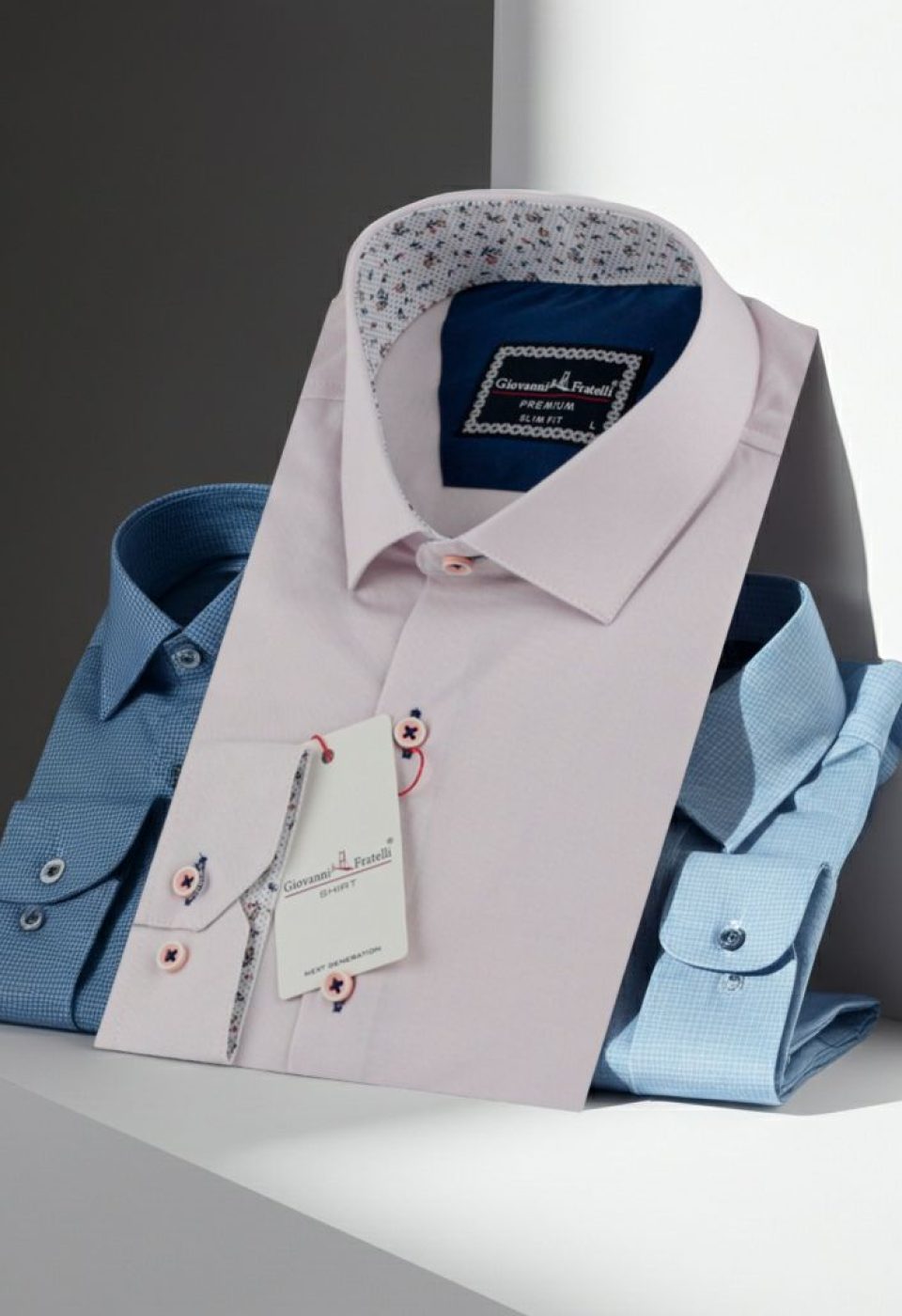 3024 CR SATIN 007 Slim Fit Uzun Kol Düz Renk Saten Erkek Gömlek 3GMK313024007 - Giovanni Fratelli