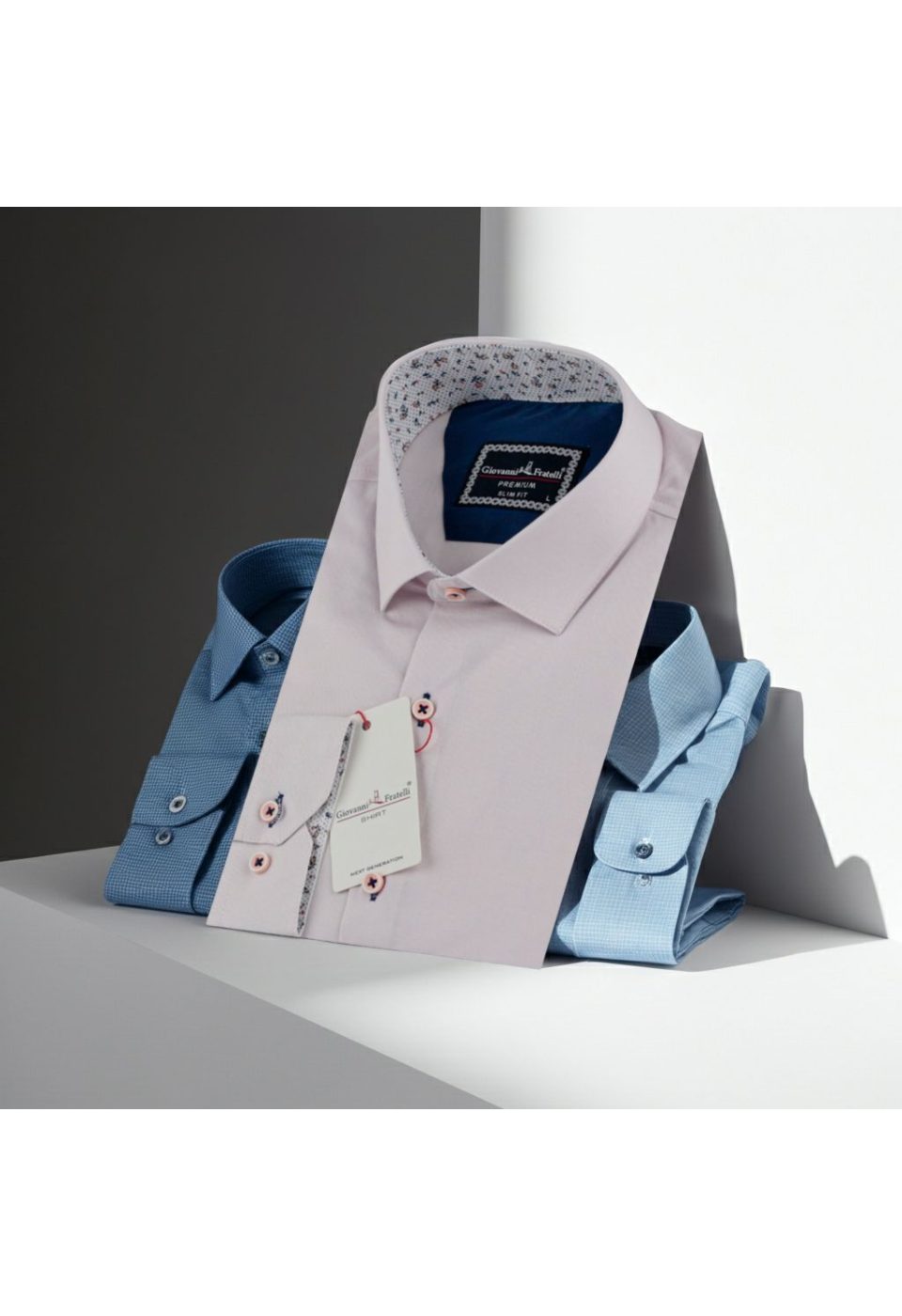 3024 CR SATIN 007 Slim Fit Uzun Kol Düz Renk Saten Erkek Gömlek 3GMK313024007 - Giovanni Fratelli