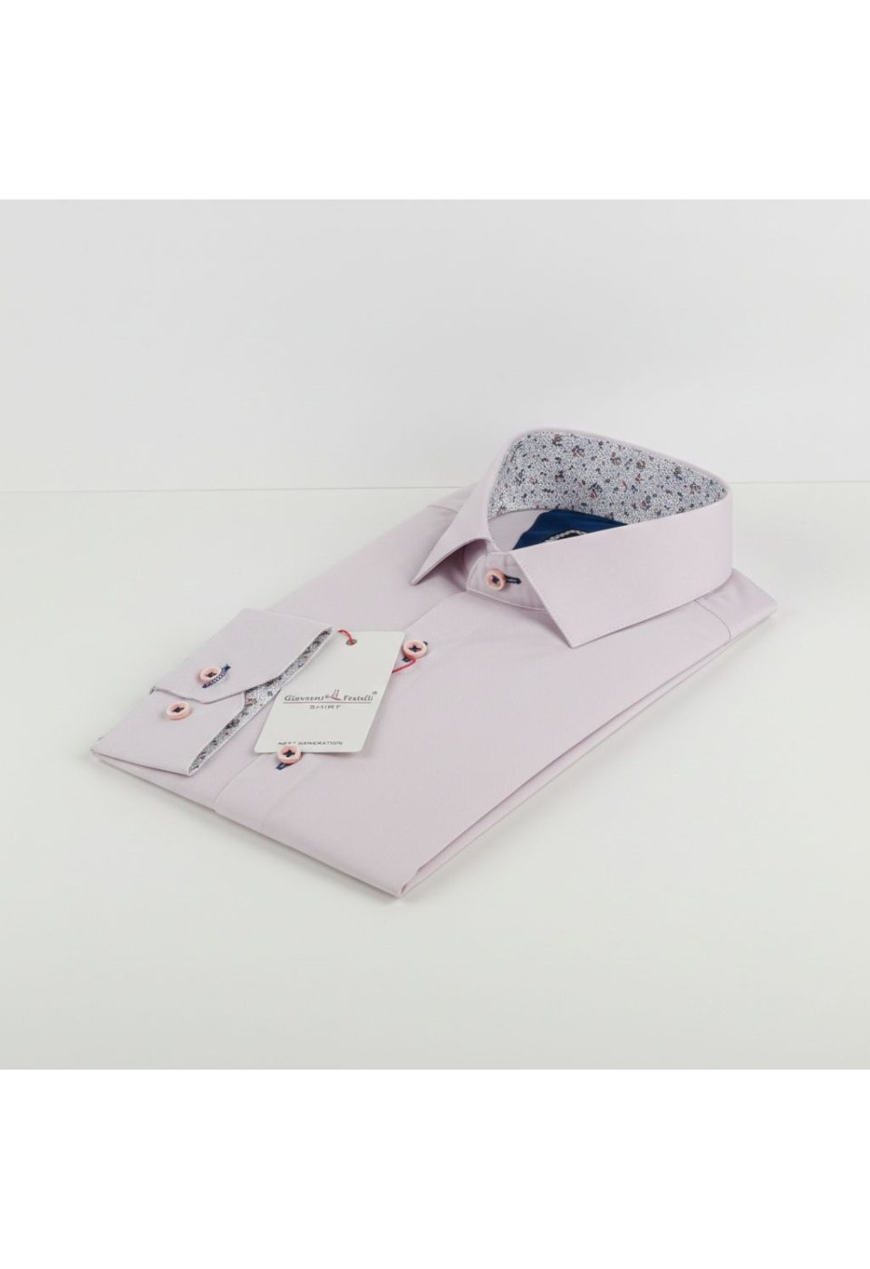 3024 CR SATIN 007 Slim Fit Uzun Kol Düz Renk Saten Erkek Gömlek 3GMK313024007 - Giovanni Fratelli