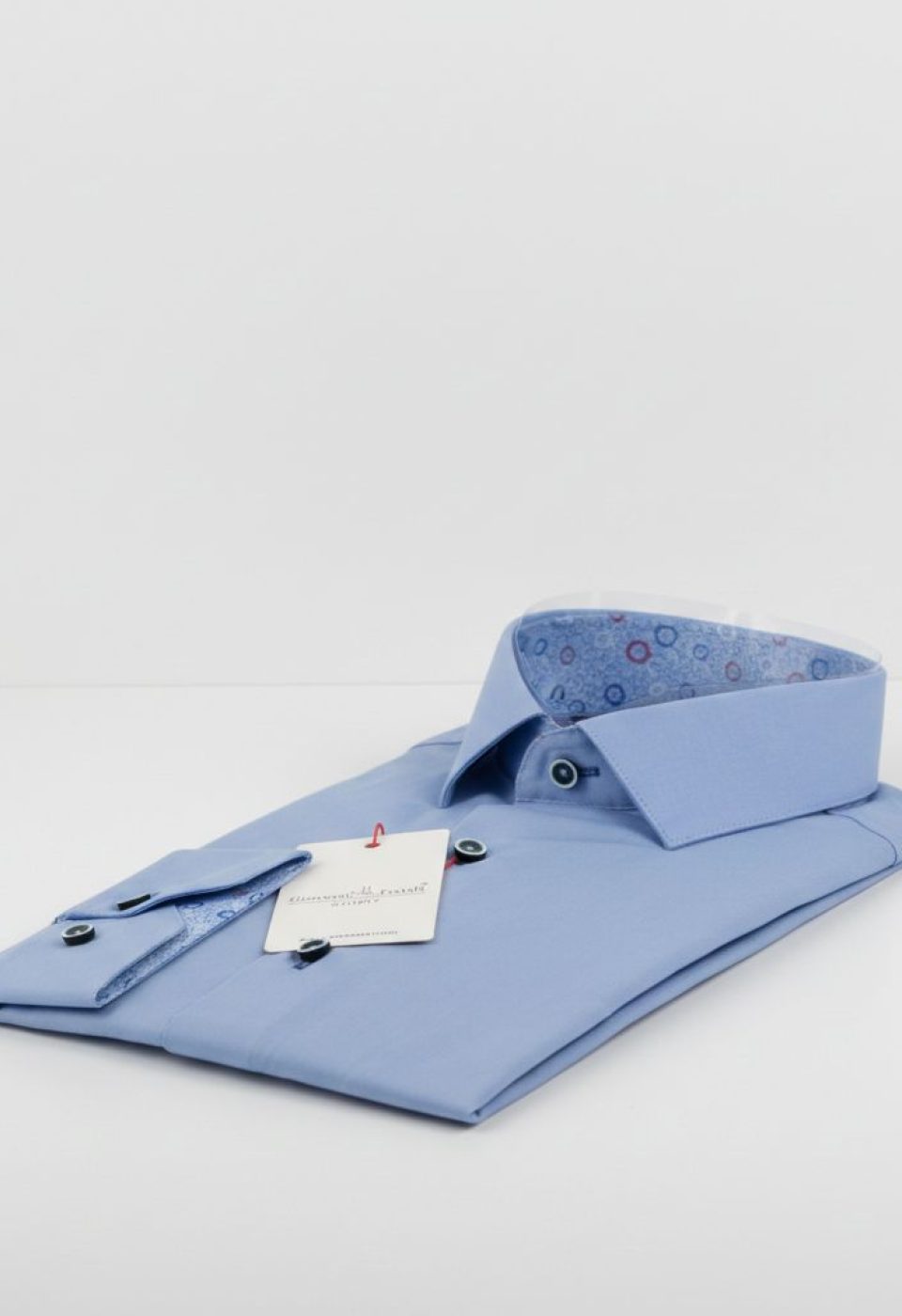 3024 CR SATIN 010 Slim Fit Uzun Kol Düz Renk Saten Erkek Gömlek 3GMK313024010 - Giovanni Fratelli