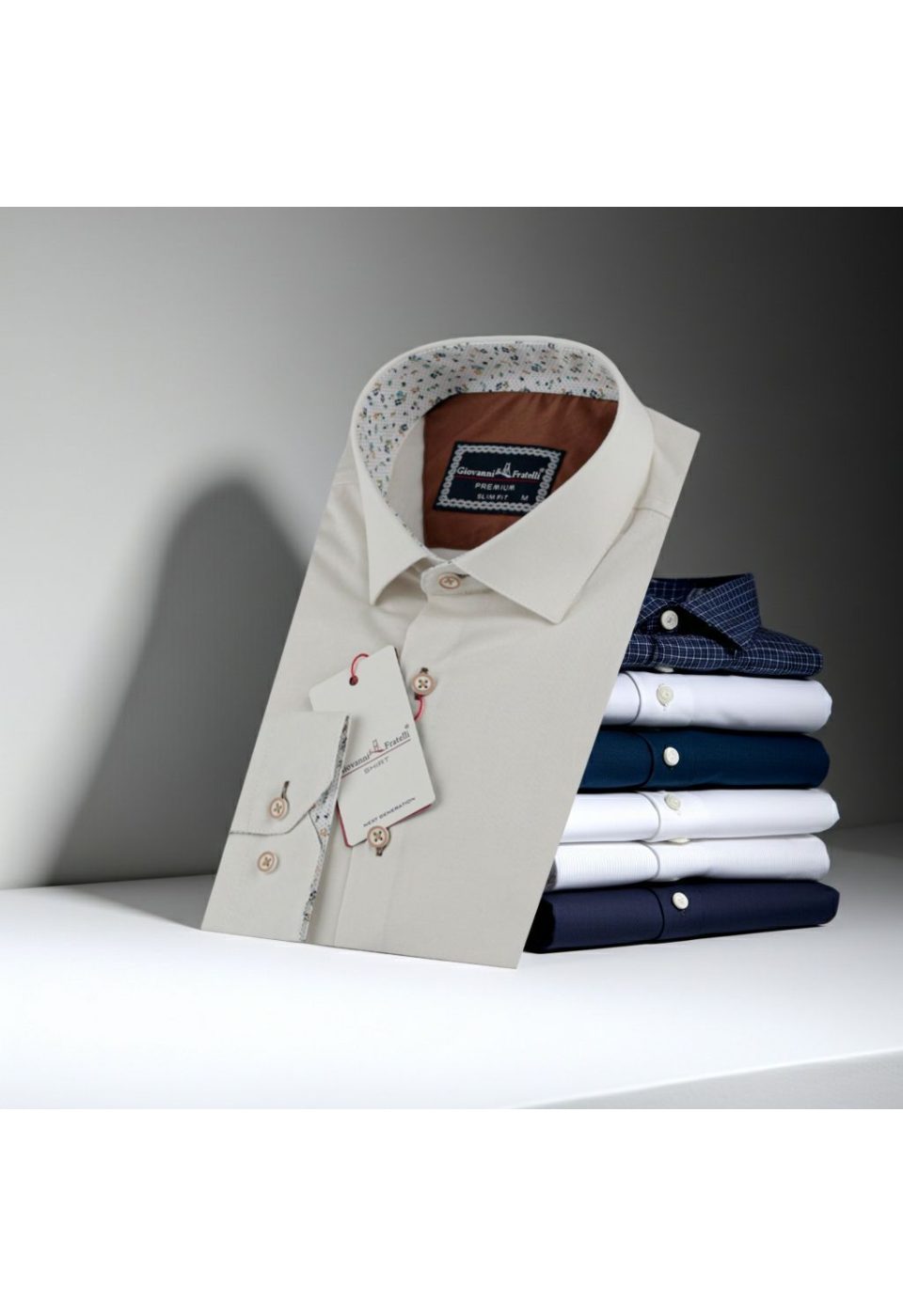 3024 CR SATIN 014 Slim Fit Uzun Kol Düz Renk Saten Erkek Gömlek 3GMK313024014 - Giovanni Fratelli