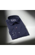 Slim Fit Uzun Kol Düz Renk Saten Erkek Gömlek 3GMK313024019 Slim Fit Uzun Kol Düz Renk Saten Erkek Gömlek 3GMK313024019