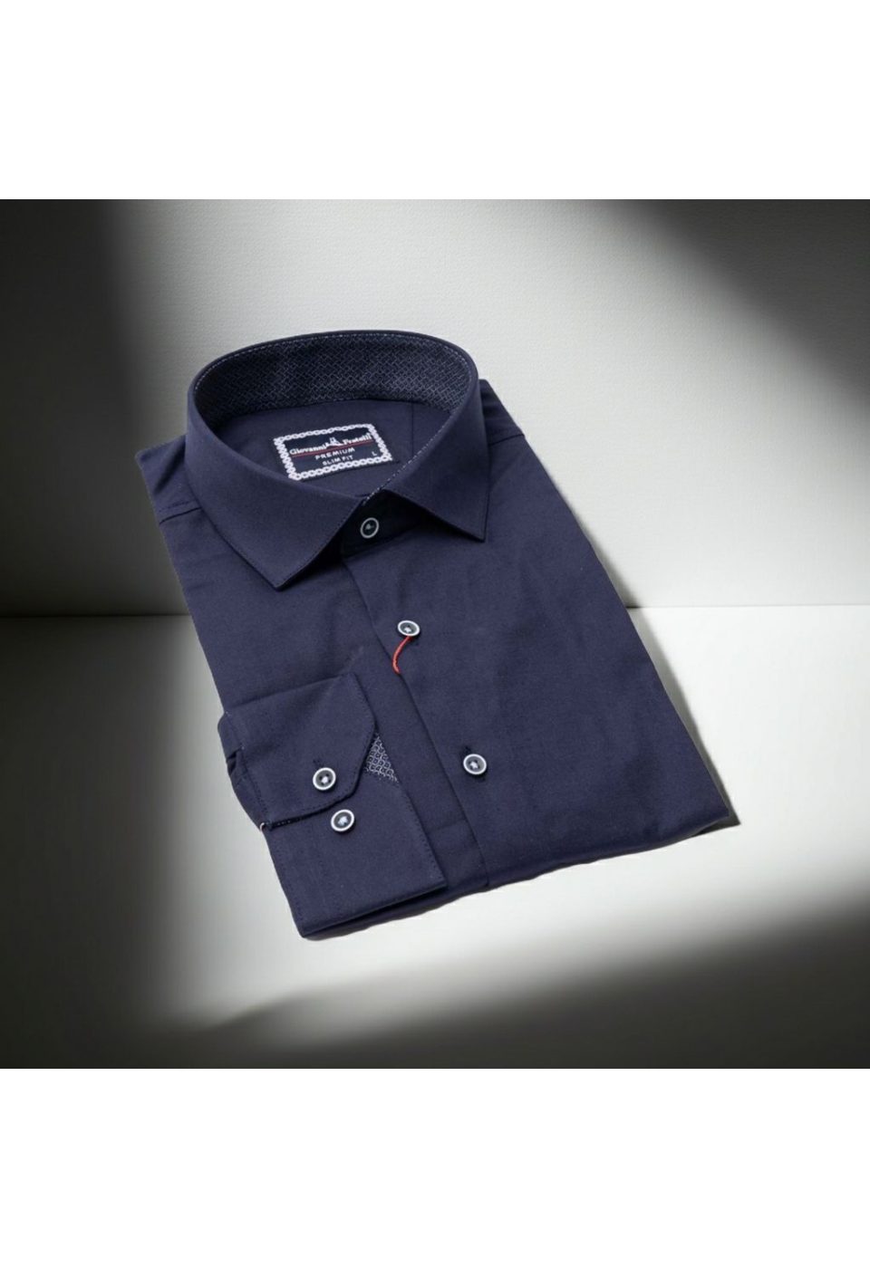 3024 CR SATIN 019 Slim Fit Uzun Kol Düz Renk Saten Erkek Gömlek 3GMK313024019 - Giovanni Fratelli