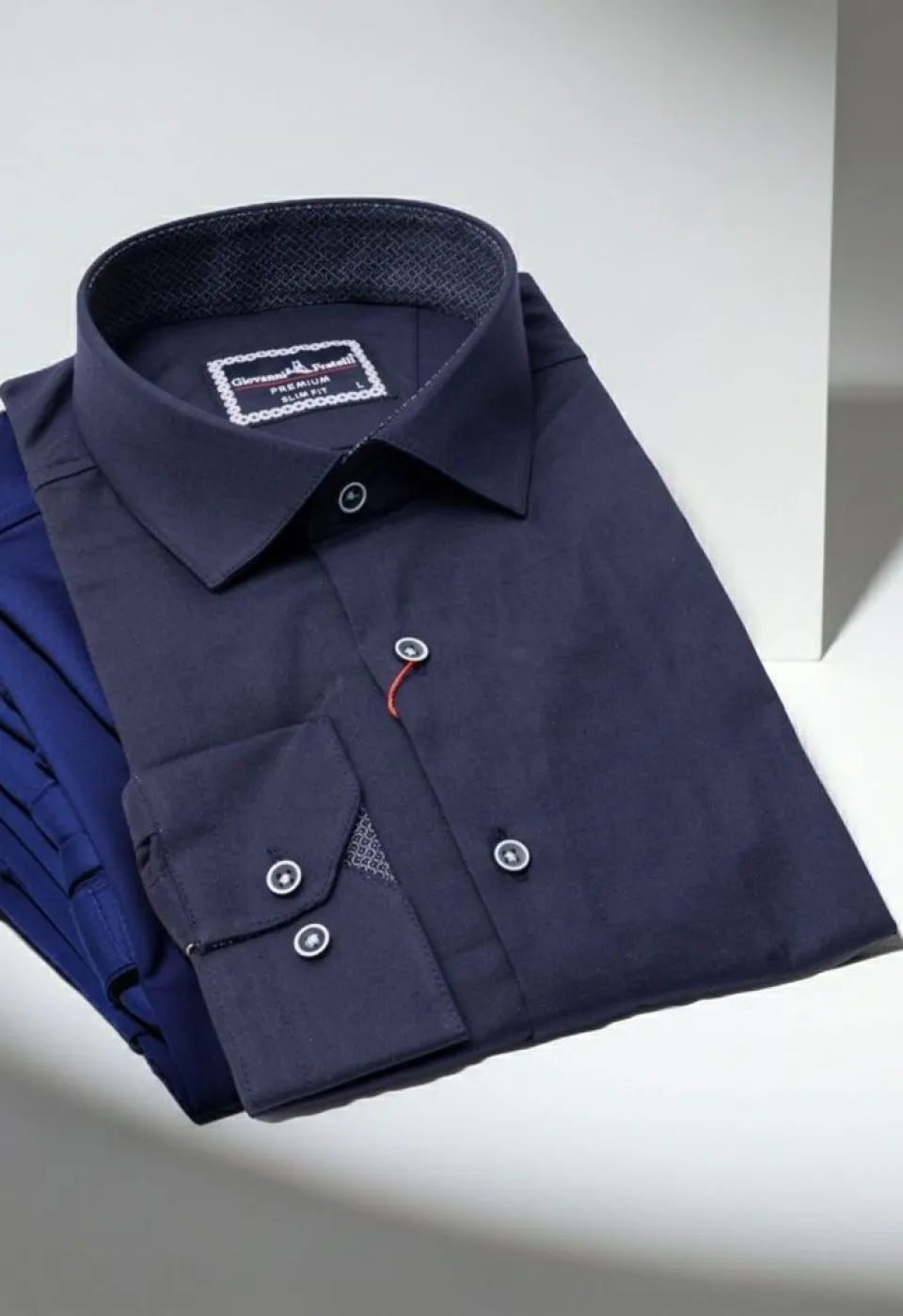 Slim Fit Uzun Kol Düz Renk Saten Erkek Gömlek 3GMK313024019