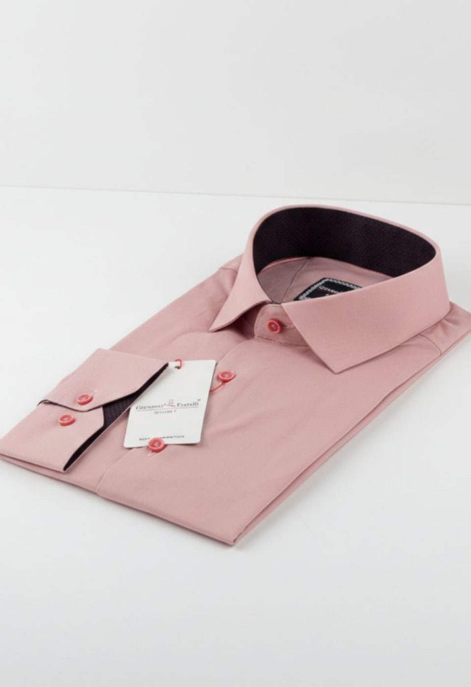 Slim Fit Uzun Kol Düz Renk Saten Erkek Gömlek 3GMK313024020 Slim Fit Uzun Kol Düz Renk Saten Erkek Gömlek 3GMK313024020