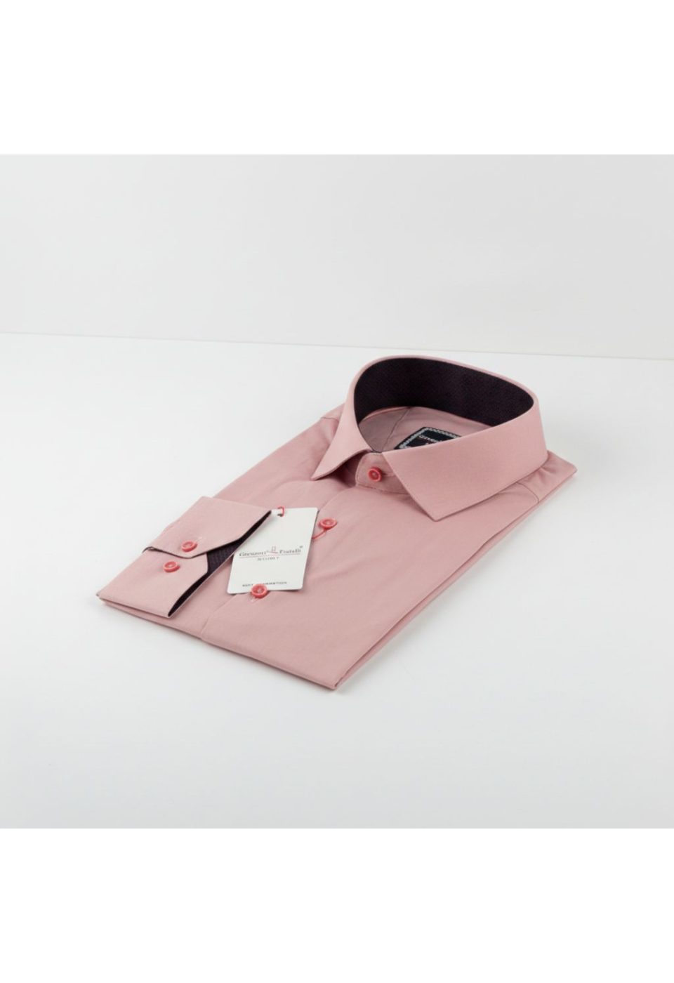 3024 CR SATIN 020 Slim Fit Uzun Kol Düz Renk Saten Erkek Gömlek 3GMK313024020 - Giovanni Fratelli