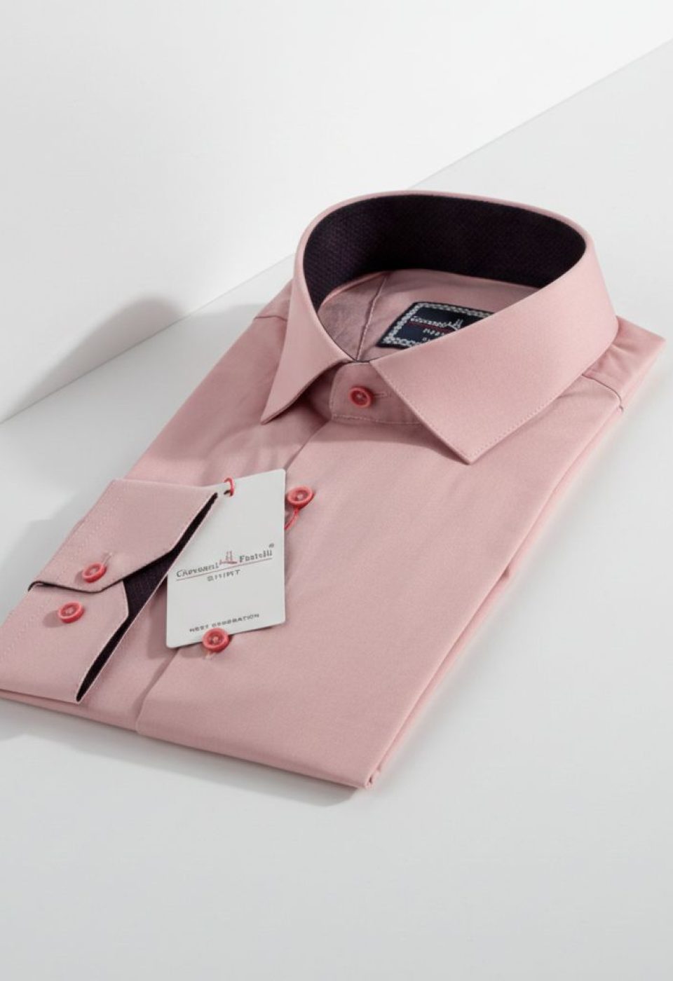 3024 CR SATIN 020 Slim Fit Uzun Kol Düz Renk Saten Erkek Gömlek 3GMK313024020 - Giovanni Fratelli