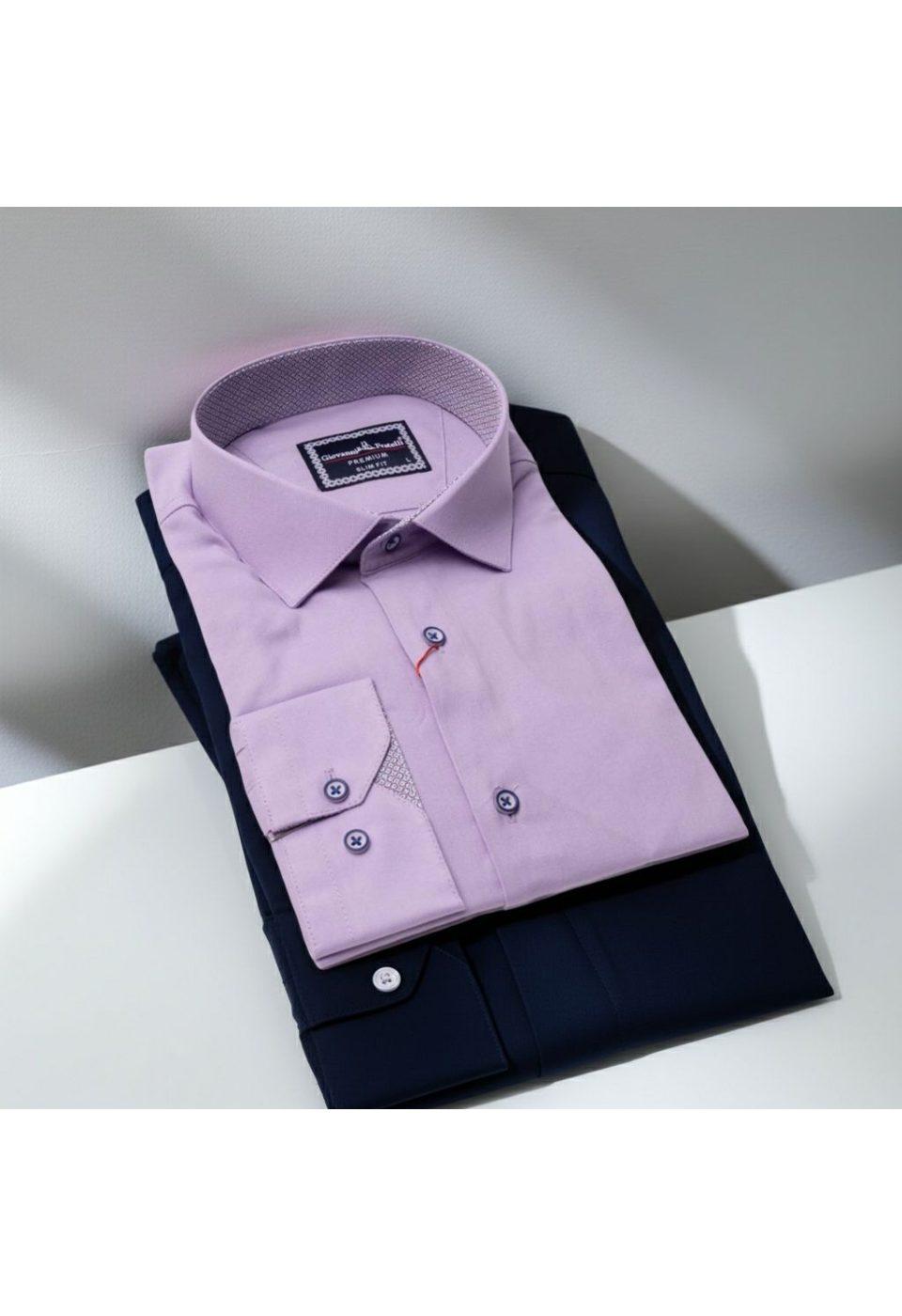 3024 CR SATIN 023 Slim Fit Uzun Kol Düz Renk Saten Erkek Gömlek 3GMK313024023 - Giovanni Fratelli