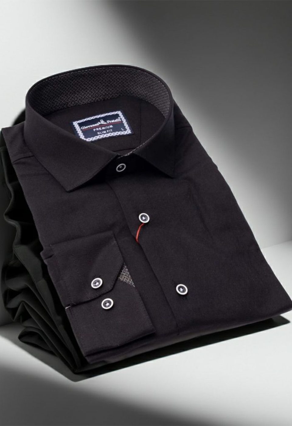 Slim Fit Uzun Kol Düz Renk Saten Erkek Gömlek 3GMK313024025