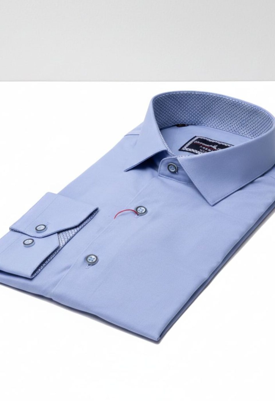 Slim Fit Uzun Kol Düz Renk Saten Erkek Gömlek 3GMK313024026 - Giovanni Fratelli