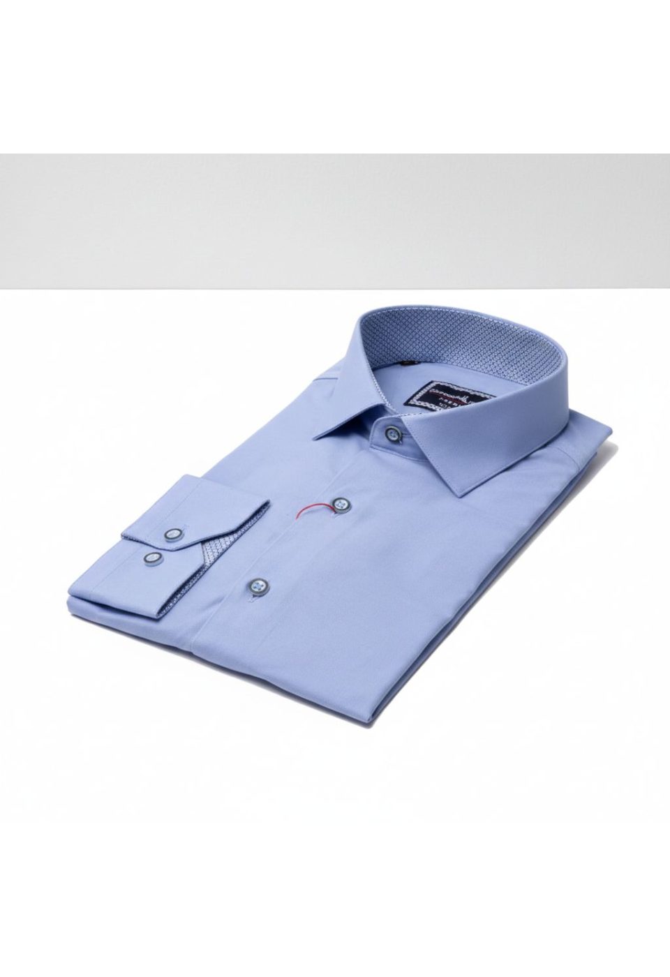 Slim Fit Uzun Kol Düz Renk Saten Erkek Gömlek 3GMK313024026 - Giovanni Fratelli