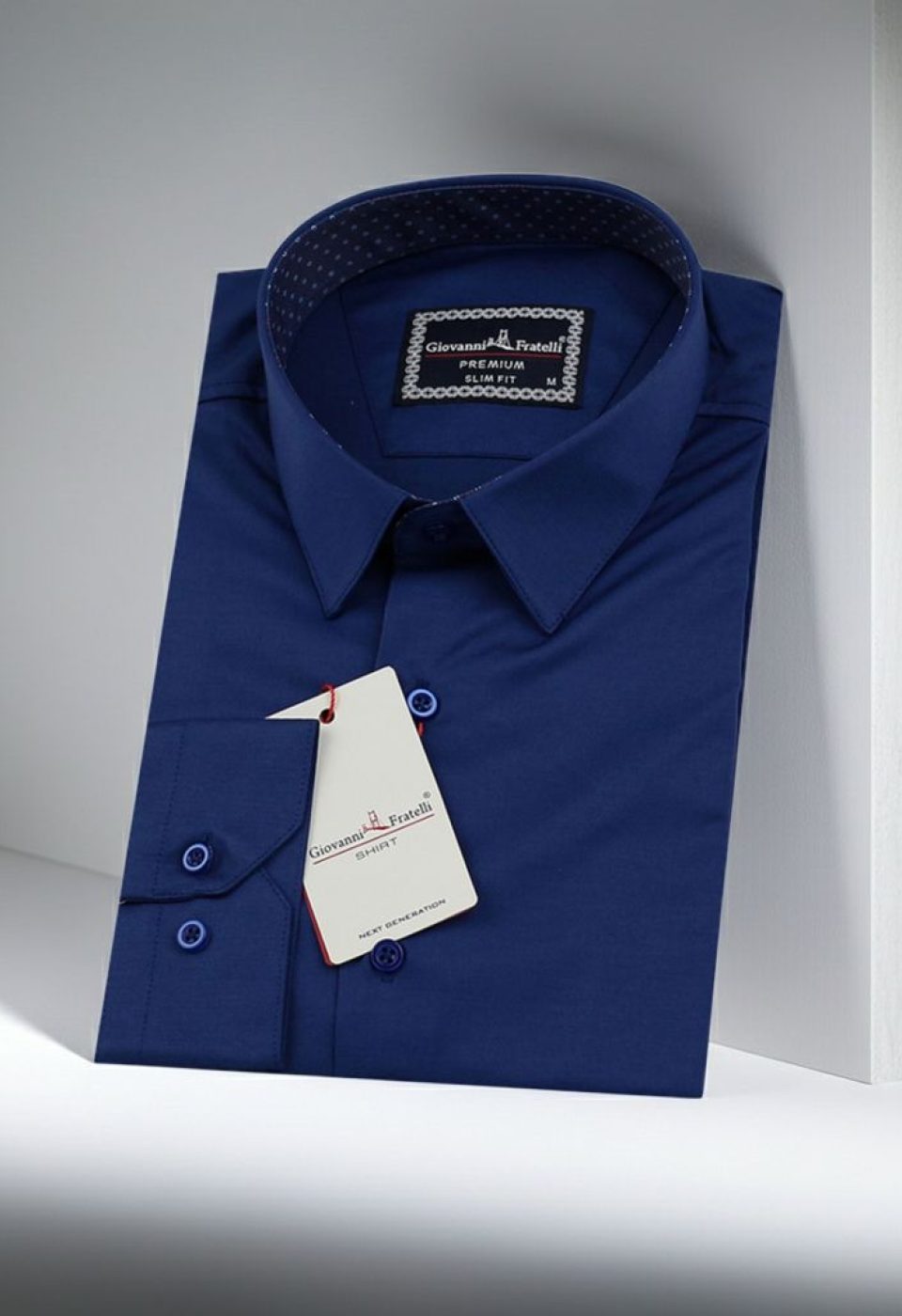 Slim Fit Uzun Kol Düz Renk Saten Erkek Gömlek 3GMK313029004