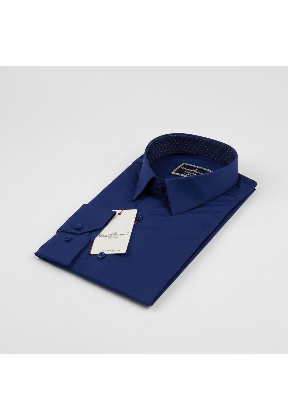 3029 CR SATIN 004 Slim Fit Uzun Kol Düz Renk Saten Erkek Gömlek 3GMK313029004 - Giovanni Fratelli