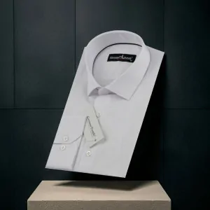 Slim Fit Uzun Kol Desenli Erkek Gömlek 0101 CR 001