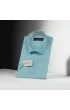 Slim Fit Kısa Kol Armürlü Jakar Erkek Gömlek 3GMK330123009
