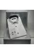 Beyaz Slim Fit Uzun Kol Düz Renk Mini Yaka Erkek Gömlek 3GMK310309BYZ Beyaz Slim Fit Uzun Kol Düz Renk Mini Yaka Erkek Gömlek 3GMK310309BYZ