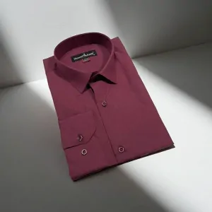 8 Drop Slim Fit Uzun Kol Düz Renk Erkek Gömlek 3GMK310312010