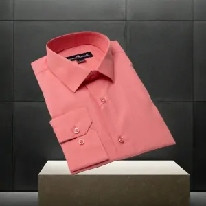 8 Drop Slim Fit Uzun Kol Düz Renk Erkek Gömlek 3GMK310312012