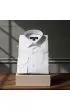 8 Drop Slim Fit Uzun Kol Düz Renk Erkek Gömlek 3GMK320315002