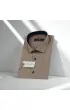 Slim Fit Kısa Kol Desenli Erkek Gömlek 3GMK310331069