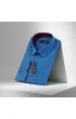Slim Fit Uzun Kol Desenli Erkek Gömlek 3GMK310335A69
