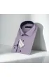 Slim Fit Uzun Kol Desenli Erkek Gömlek 3GMK310336003