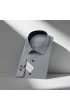 Klasik Uzun Kol Desenli Erkek Gömlek 3GMK330340006