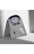 Klasik Uzun Kol Desenli Erkek Gömlek 3GMK330340025