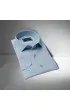 Slim Fit Uzun Kol Düz Renk Saten Erkek Gömlek 3GMK313030003