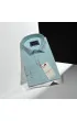 Slim Fit Uzun Kol Düz Renk Saten Erkek Gömlek 3GMK313030012