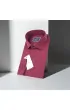Slim Fit Uzun Kol Düz Renk Saten Erkek Gömlek 3GMK313030017