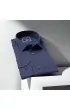 Slim Fit Uzun Kol Düz Renk Saten Erkek Gömlek 3GMK313031007