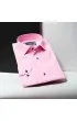 Slim Fit Uzun Kol Düz Renk Saten Erkek Gömlek 3GMK313031008