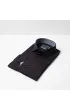 Slim Fit Uzun Kol Düz Renk Saten Erkek Gömlek 3GMK313032B16