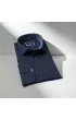 Slim Fit Uzun Kol Düz Renk Saten Erkek Gömlek 3GMK313033010