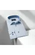 Slim Fit Uzun Kol Düz Renk Saten Erkek Gömlek 3GMK313033028