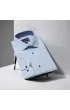 8 Drop Slim Fit Uzun Kol Düz Renk Saten Erkek Gömlek 3GMK313034024