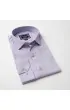 8 Drop Slim Fit Uzun Kol Düz Renk Saten Erkek Gömlek 3GMK313035004