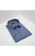 Büyük Beden Slim Fit Kısa Kol Düz Renk Erkek Gömlek 4GMK313036008