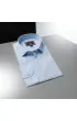 8 Drop Slim Fit Uzun Kol Düz Renk Saten Erkek Gömlek 3GMK313036009