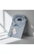 Büyük Beden Slim Fit Uzun Kol Düz Renk Saten Erkek Gömlek 4GMK313060004