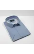 Büyük Beden Slim Fit Kısa Kol Desenli Saten Renk Erkek Gömlek 4GMK313065002