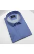 Büyük Beden Slim Fit Kısa Kol Desenli Saten Renk Erkek Gömlek 4GMK313065004