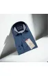 Slim Fit Uzun Kol Desenli Erkek Gömlek 3GMK314109003