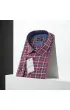 Büyük Beden Slim Fit Uzun Kol Desenli Erkek Gömlek 4GMK325030007