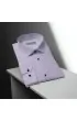 Slim Fit Uzun Kol Düz Renk Saten Erkek Gömlek 3GMK318066001