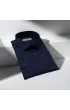 Slim Fit Uzun Kol Düz Renk Saten Erkek Gömlek 3GMK318066004