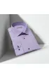 Slim Fit Uzun Kol Düz Renk Saten Erkek Gömlek 3GMK318066007